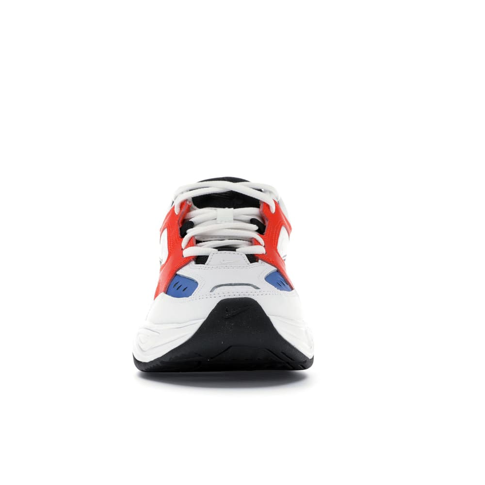 nike m2k tekno white black orange